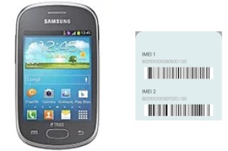 Cómo ver el código IMEI en Galaxy Star Trios S5283