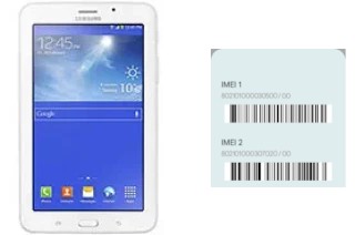 Cómo ver el código IMEI en Galaxy Tab 3 V