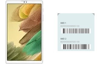 Cómo ver el código IMEI en Galaxy Tab A7 Lite