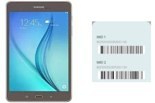 Cómo ver el código IMEI en Galaxy Tab A 8.0 (2015)