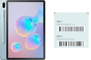 Cómo ver el código IMEI en Galaxy Tab S6