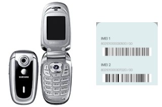 Cómo ver el código IMEI en X640