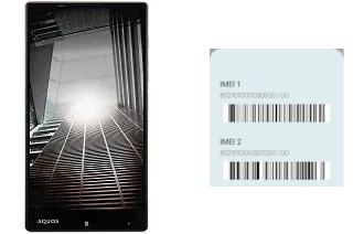 Cómo ver el código IMEI en Aquos Xx