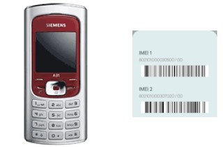 Cómo ver el código IMEI en Siemens A31
