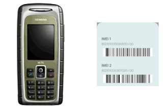 Cómo ver el código IMEI en Siemens M75