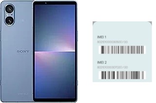 Cómo ver el código IMEI en Xperia 5 V