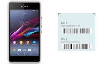 Cómo ver el código IMEI en Xperia E1 dual