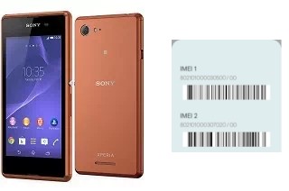 Cómo ver el código IMEI en Xperia E3 Dual