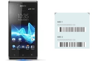 Cómo ver el código IMEI en Xperia J