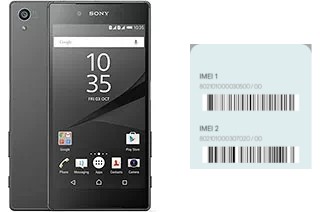 Cómo ver el código IMEI en Xperia Z5 Dual