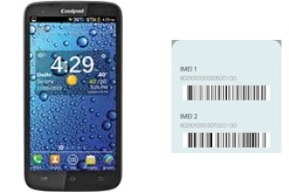 Cómo ver el código IMEI en Mi-515 Coolpad