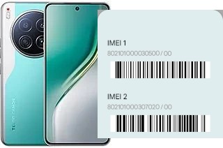 Cómo ver el código IMEI en Camon 40 Premier
