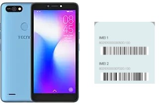 Cómo ver el código IMEI en Pop 2F