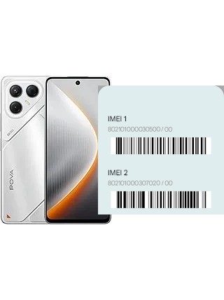 Cómo ver el código IMEI en Pova 7