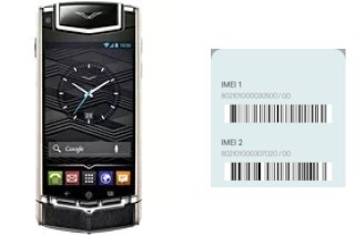 Cómo ver el código IMEI en Vertu Ti