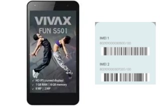 Cómo ver el código IMEI en Fun S501