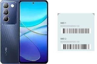 Cómo ver el código IMEI en V40 SE