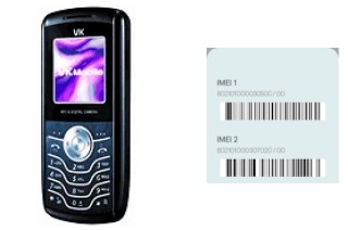 Cómo ver el código IMEI en VK200