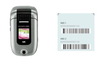 Cómo ver el código IMEI en VK3100