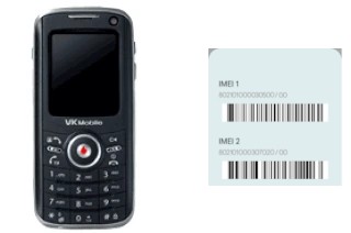 Cómo ver el código IMEI en VK7000