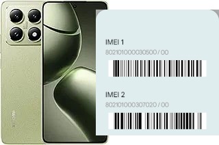 Cómo ver el código IMEI en Xiaomi 14T