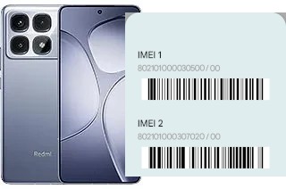 Cómo ver el código IMEI en Redmi K70 Ultra