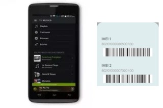 Cómo ver el código IMEI en ZA501