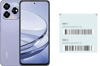 Cómo ver el código IMEI en Axon 60