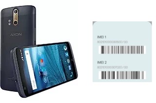 Cómo ver el código IMEI en Axon Pro