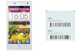 Cómo ver el código IMEI en Blade G Lux
