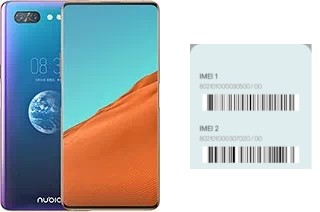 Cómo ver el código IMEI en nubia X