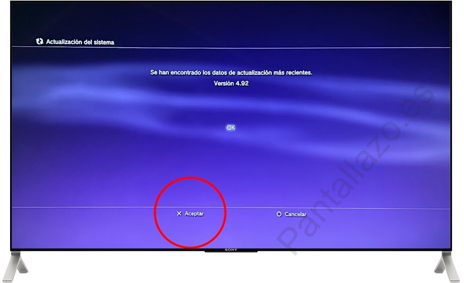 Encontrada actualización de PS3
