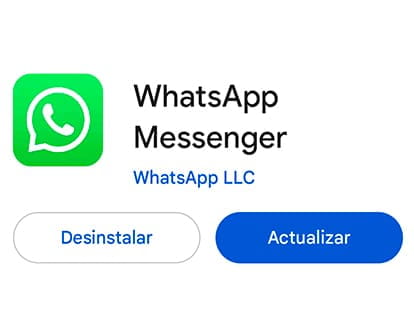 Actualizar WhatsApp en Android