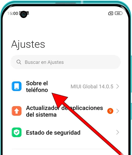 Sobre el teléfono Xiaomi