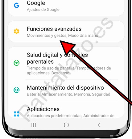 Funciones Avanzadas Samsung