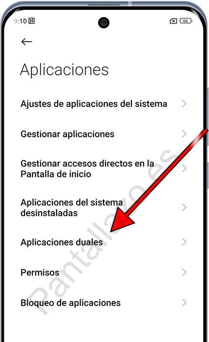 Aplicaciones duales Xiaomi