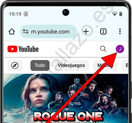 Icono de cuenta Youtube