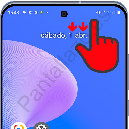 Abrir panel de notificaciones Android