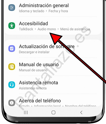 Accesibilidad Samsung Galaxy