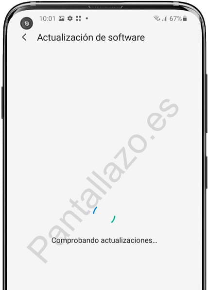 Comprobando actualizaciones Samsung