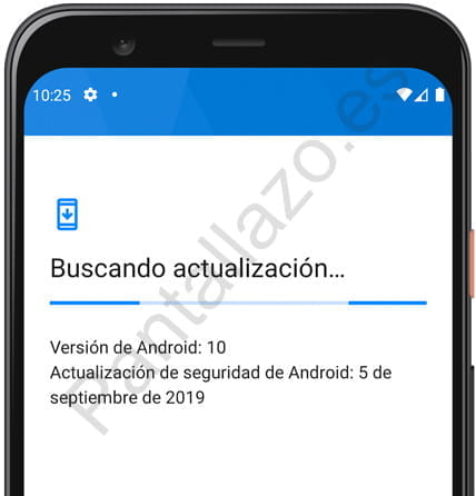 Buscando actualización Android