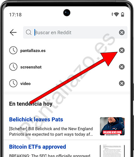 Búsquedas en Reddit