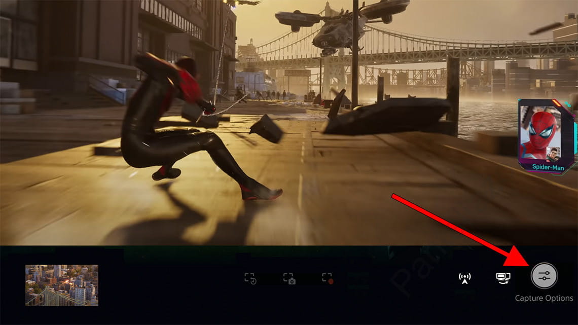 Ajustes de grabación de pantalla en PlayStation 5