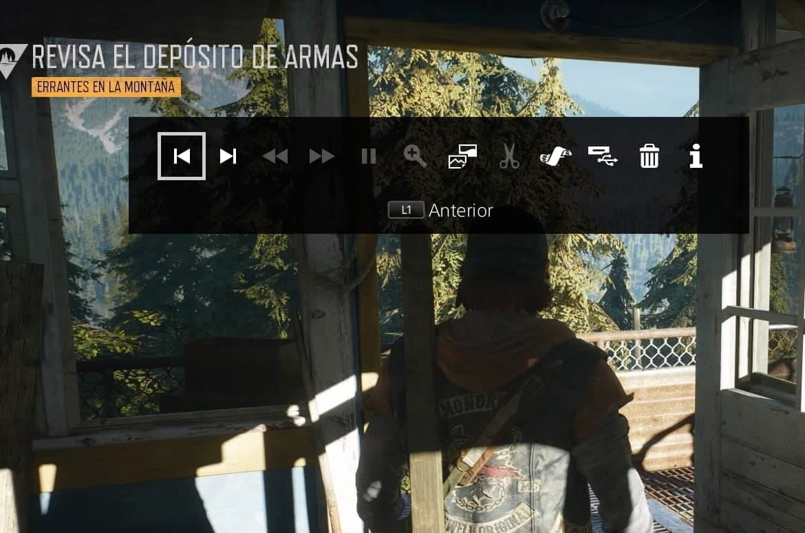 Opciones galería capturas PS4