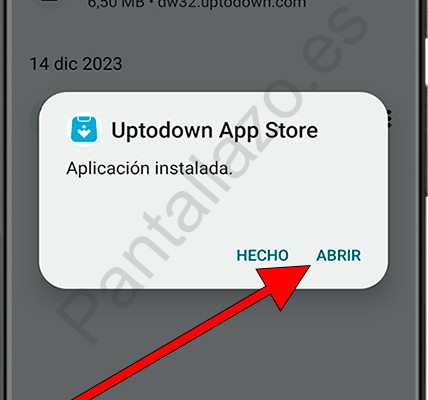 Abrir aplicación instalada