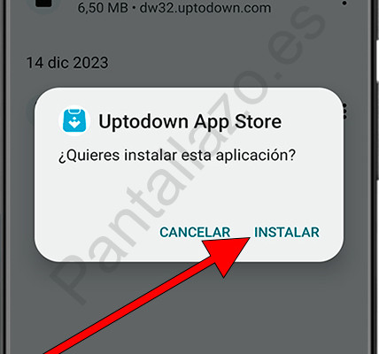 Instalar aplicación apk