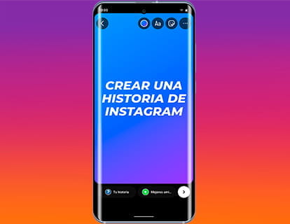 Crear historia de Instagram