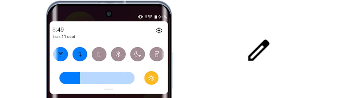 Editar panel de accesos directos en Android