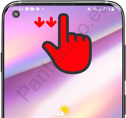 Abrir panel de accesos directos Samsung