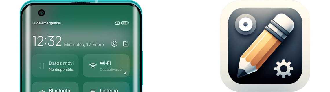 Editar panel de accesos directos en un Xiaomi